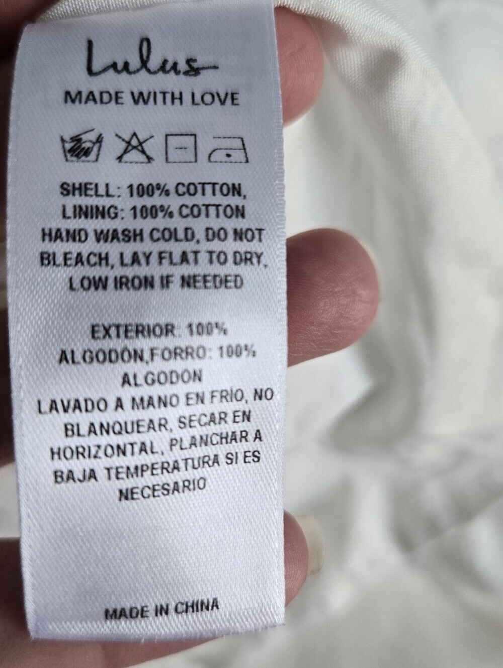 Lulu's Cotton White Square Neck Midi Dress - Picture 3 of 3